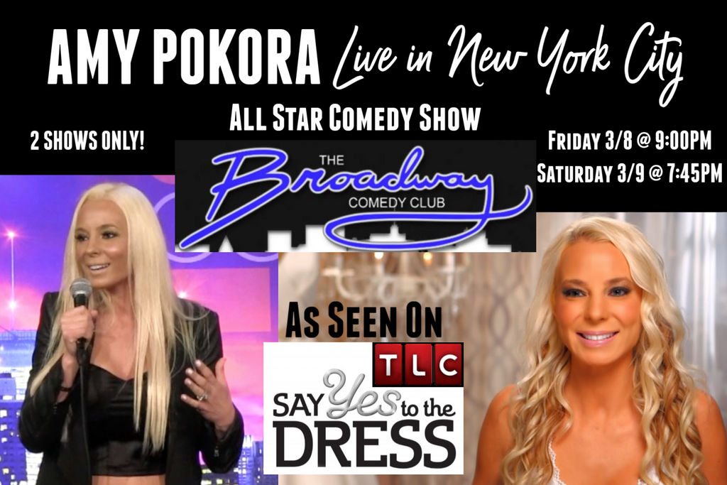 Friday, March 8th @ 9:00PM - Broadway Comedy Club, NYC